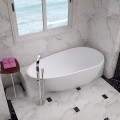 wanna wolno stojąca łazienkowa z konglomeratu marmurowego odlewany marmur typu corian okragla nowoczesne wzornictwo Amati