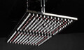 Inteligentna deszczownica LED lustrzany chrom  nowoczesna stal nierdzewna polerowana deszczownia z podświetleniem ledowa inox
