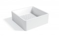 1086C amati umywalka konglomerat marmurowy kwadratowa biała śnieżna biel  idealna perfekcyjna łazienka dizaj  pokrywa we wzory salon warszawa