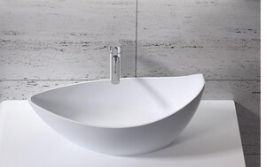 Umywalka nablatowa Amati ML 500 - konglomerat marmurowy, lany marmur